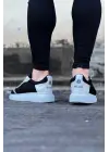 Terzi Bey Tb019 Siyah Beyaz Triko Erkek Casual Ayakkabı