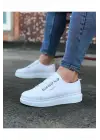 Terzi Bey Tb026 Beyaz Kalın Taban Casual Erkek Ayakkabı