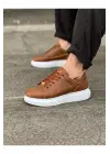 Wagoon Wg028 Taba Bağcıklı Kalın Taban Casual Erkek Ayakkabı