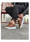 Wagoon Wg028 Taba Bağcıklı Kalın Taban Casual Erkek Ayakkabı