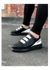 Terzi Bey Tb029 3 Bant Legend Kömür Beyaz Kalın Taban Casual Erkek Ayakkabı