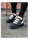 Terzi Bey Tb029 3 Bant Legend Kömür Beyaz Kalın Taban Casual Erkek Ayakkabı