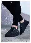 Terzi Bey Tb029 3 Bant Legend Kömür Kalın Taban Casual Erkek Ayakkabı