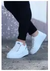 Terzi Bey Tb029 Beyaz Kalın Taban Casual Erkek Ayakkabı