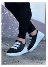 Terzi Bey Tb029 Siyah Beyaz Kalın Taban Casual Erkek Ayakkabı