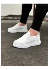 Terzi Bey Tb049 Beyaz Düz Casual Erkek Ayakkabı