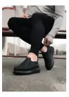 Terzi Bey Tb049 Kömür Düz Casual Erkek Ayakkabı