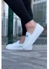 Terzi Bey Tb060 Beyaz Triko Babet Erkek Casual Ayakkabı