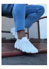 Wagoon Wg300 Beyaz Triko Sargı Taban Casual Erkek Ayakkabı