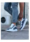 Terzi Bey Tb301 Beyaz Mavi Erkek Casual Ayakkabı