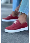 Terzi Bey Tb506 Kırmızı Erkek Saraclı Casual Ayakkabı