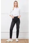Yüksek Bel Mom Jean Pantolon