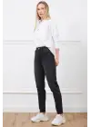 Yüksek Bel Mom Jean Pantolon