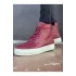 Cbt Vulcanized Lace Up Bordo Erkek Bot