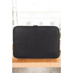 Macbook Air Pro 13 & 13.3 İnç Hakiki Deri Siyah Laptop Kılıfı