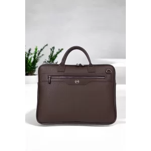 Premium Unisex Kahverengi Laptop & Evrak Çantası 13-14.6 inç