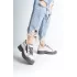 Agatha Bağcıklı Fermuarlı Ortopedik Taban Kadın Sneaker Spor Ayakkabı Gt - Krem