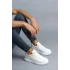 Tb047  Terzi Bey Beyaz Crocodile Günlük Erkek  Ayakkabı