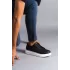 Tb151 Boost Bağcıklı Cilt Erkek Günlük Sneaker Ayakkabı Cbt - Siyah