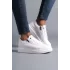 Tb155 Warrior Bağcıklı Ve Fermuarlı Cilt Erkek Günlük Sneaker Ayakkabı Cbt - Beyaz