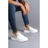 Tb155 Warrior Bağcıklı Ve Fermuarlı Cilt Süet Erkek Günlük Sneaker Ayakkabı Csbt - Beyaz/krem