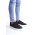 Tb166 Prestige Bağcıklı Cilt Kapitone Desenli Erkek Günlük Sneaker Ayakkabı Cbt - Siyah