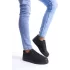 Tb166 Prestige Bağcıklı Cilt Kapitone Desenli Erkek Günlük Sneaker Ayakkabı Cst - Siyah