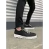 Tb152 Cool Bağcıklı Keten Erkek Günlük Spor Klasik Ayakkabı Kbt - Siyah