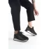 Alya Bağcıklı Ortopedik Taban Taşlı Kadın Sneaker Spor Ayakkabı Bt - Siyah