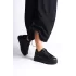 Bıana Bağcıklı Ortopedik Taban Kadın Sneaker Spor Ayakkabı St - Siyah