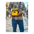 TB102 Stealht Kare Erkek Çanta SIYAH - SARI