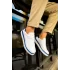 TB979 Santoni GBT Spor Erkek Ayakkabı BEYAZ/MAVI