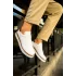 TB979 Santoni GBT Spor Erkek Ayakkabı BEYAZ/TABA
