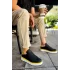 TB979 Santoni GBT Spor Erkek Ayakkabı SIYAH/SARI