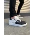 Tb155 Warrior Bağcıklı Ve Fermuarlı Cilt Erkek Günlük Sneaker Ayakkabı Cbt - Beyaz/siyah