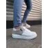 Tb155 Warrior Bağcıklı Ve Fermuarlı Cilt Süet Erkek Günlük Sneaker Ayakkabı Csbt - Beyaz/gri