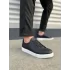 Tb165 Elite Bağcıklı Cilt Erkek Günlük Sneaker Ayakkabı Cbt - Siyah