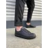 Tb165 Elite Bağcıklı Cilt Erkek Günlük Sneaker Ayakkabı Cst - Siyah