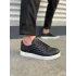 Tb166 Prestige Bağcıklı Cilt Kapitone Desenli Erkek Günlük Sneaker Ayakkabı Cbt - Siyah