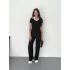 Ottoman Kumaş Beyaz Gömlek Yaka Takım S4142