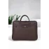 Premium Unisex Kahverengi Laptop & Evrak Çantası 13-14.6 inç