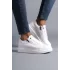 Tb155 Warrior Bağcıklı Ve Fermuarlı Cilt Erkek Günlük Sneaker Ayakkabı Cbt - Beyaz