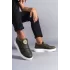 Hippo Bağcıksız Cilt Erkek Günlük Sneaker Haki Ayakkabı