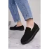 Tb180 Estilo X Bağcıksız Süet Erkek Günlük Spor Klasik Ayakkabı Sst - Siyah
