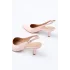 ST-1152 Pembe Rugan Günlük 7 cm Topuklu Kadın Ayakkabı
