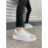 Tb007 Alba Bağcıksız Süet Cilt Erkek Günlük Sneaker Ayakkabı Scbt Bej/beyaz