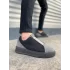 Tb007 Alba Bağcıksız Süet Erkek Günlük Sneaker Ayakkabı Sst Gri/siyah