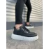 Tb010 Cloud Bağcıklı Cilt Erkek Günlük Sneaker Ayakkabı Cbt - Siyah