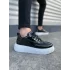 Tb010 Cloud Bağcıklı Rugan Erkek Günlük Sneaker Ayakkabı Rbt - Siyah