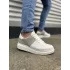 Tb151 Boost Bağcıklı Cilt Süet Erkek Günlük Sneaker Ayakkabı Csbt - Beyaz/gri